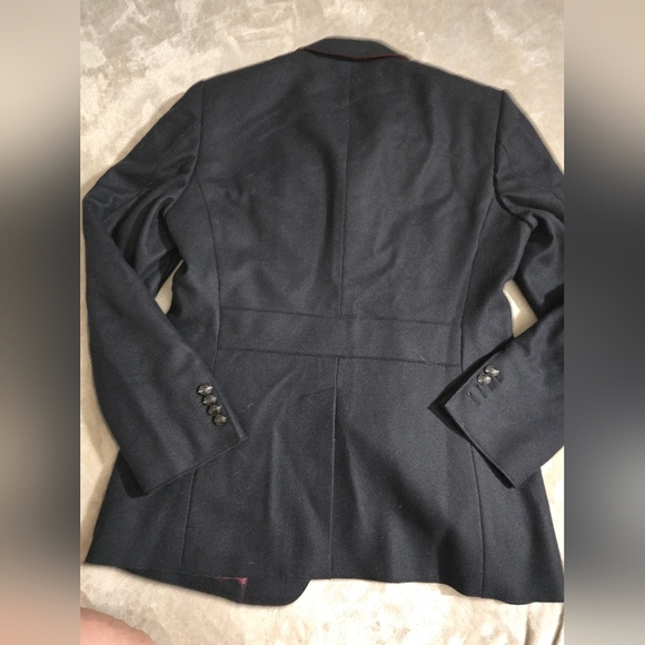 Burberry Wool Silk Pea Coat - Picture 3 of 15